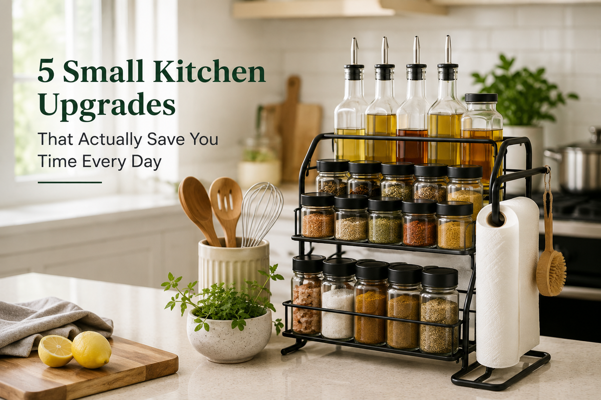 5 Small Kitchen Upgrades That Actually Save You Time Every Day