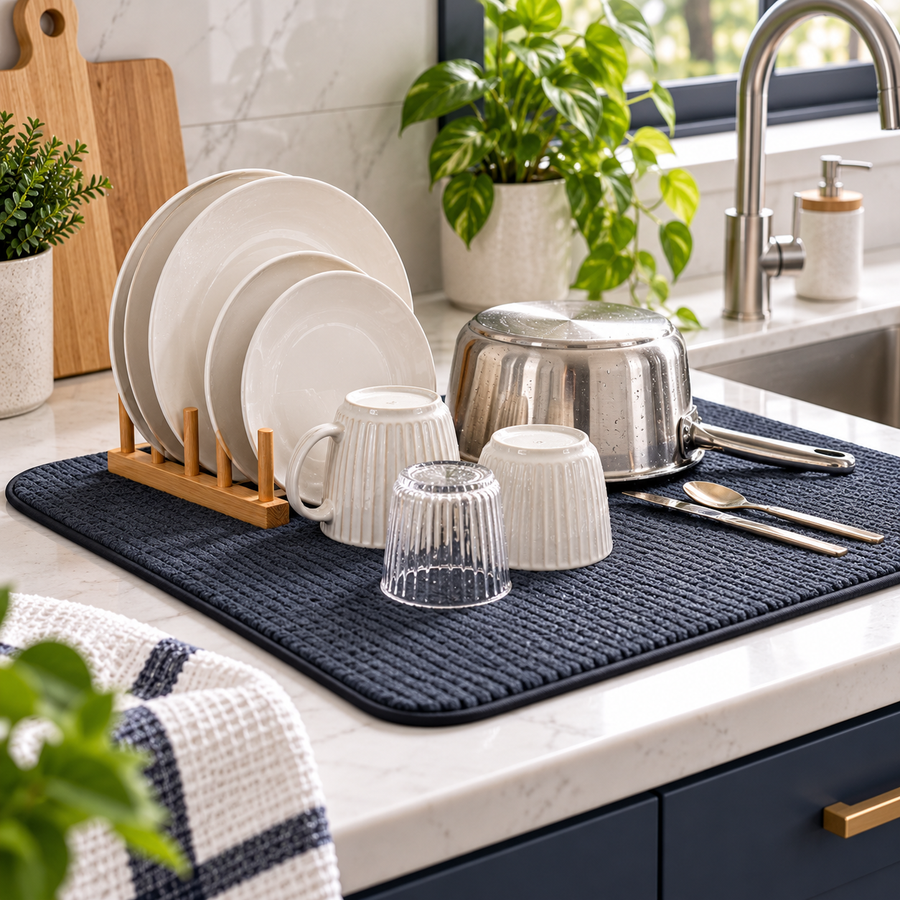 Ultra-Absorbent Dish Drying Mat