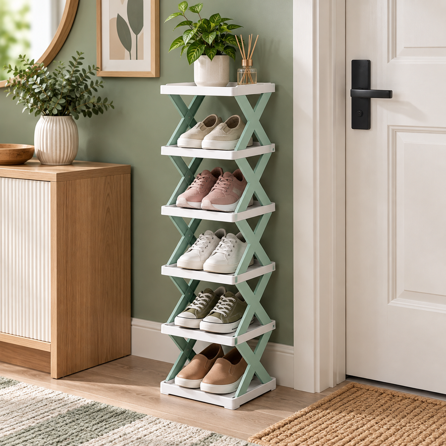 5-Tier Space-Saving Shoe Rack