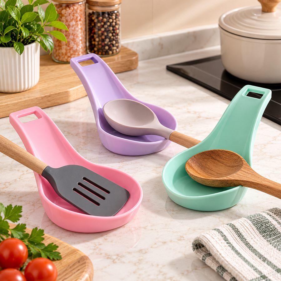 3-Piece Kitchen Spoon Holder Set